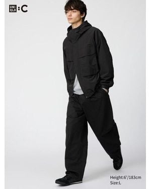 Uniqlo Barrel Leg Trousers - Black