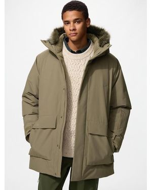 Uniqlo Ultra Warm Down Coat - Natural