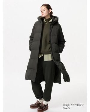 Uniqlo Seamless Down Long Coat - Black