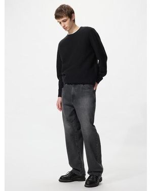 Uniqlo Baggy Jeans (Longer) - Black