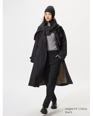 Uniqlo Pantalón Cálido Elástico (Largo) - Negro