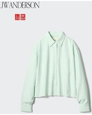 Uniqlo Oxford Boxy Shirt - Blue