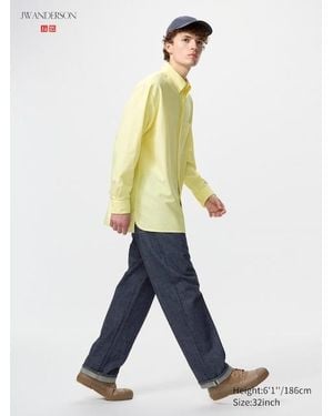 Uniqlo Selvedge Straight Jeans (Longer) - White