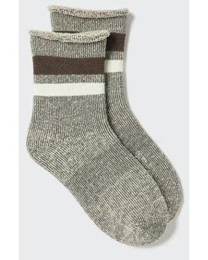 Uniqlo Heattech Socks (Line) - Grey