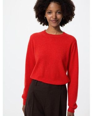 Uniqlo Jersey 100% Cashmere Cuello Redondo - Rojo