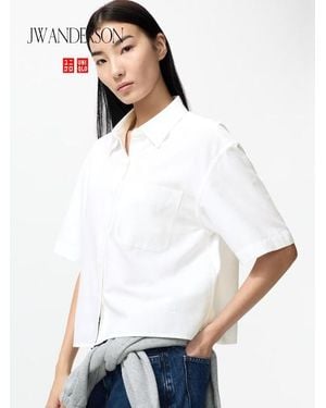 Uniqlo Oxford Boxy Shirt - White