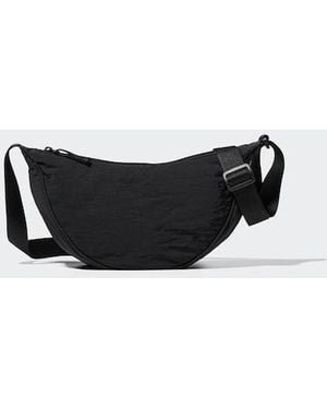 Uniqlo Runde Mini Schultertasche - Schwarz