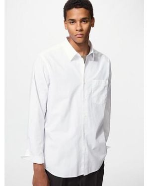 Uniqlo Broadcloth Regular Fit Shirt (Regular Collar) - White