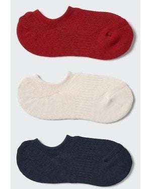 Uniqlo Füßlinge (3 Paar) - Rot