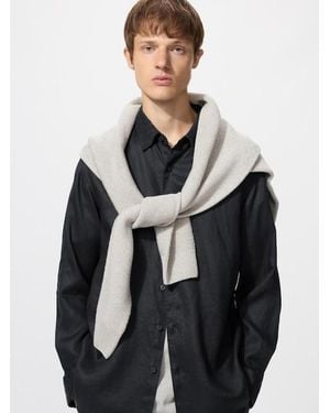 Uniqlo 100% Premium Linen Shirt - Black