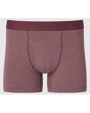 Uniqlo Boxer Cotone A Righe - Viola