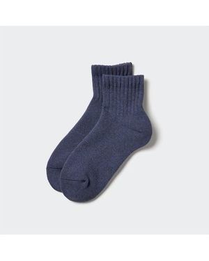 Uniqlo Calzini Corti Termici Heattech Pile - Blu
