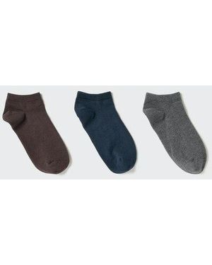 Uniqlo Short Socks (3 Pairs) - Blue