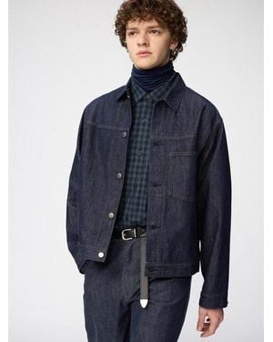 Uniqlo Trucker Jeansjacke - Blau