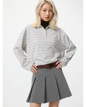 Uniqlo Pleated Skort - Grey