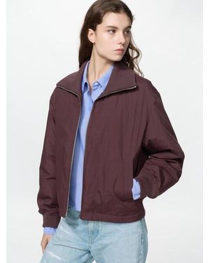 Uniqlo Padded Short Jacket - Purple