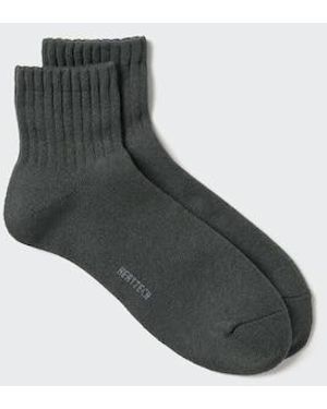 Uniqlo Heattech Socks (Half Length, Pile) - Grey