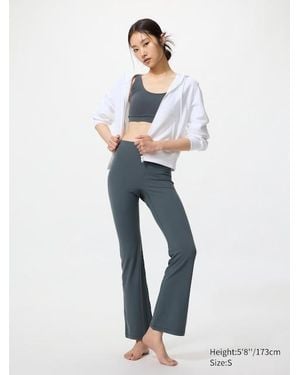 Uniqlo Ultra Stretch Active Flare Leggings - Blue