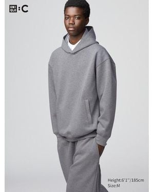 Uniqlo Sudadera Oversize Capucha - Gris