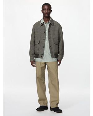 Uniqlo Straight Work Trousers - Brown