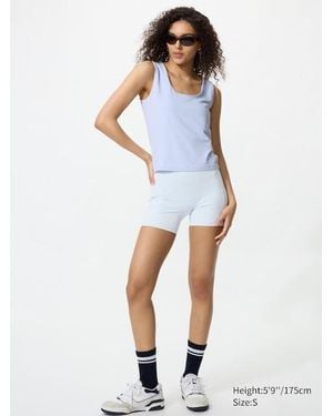 Uniqlo Ultra Stretch Active Biker Shorts - Blue