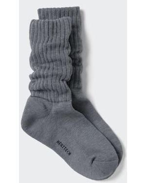 Uniqlo Heattech Thermo Loungesocken - Grau
