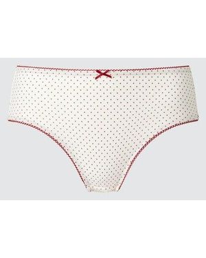 Uniqlo Bikini Slip (Gepunktet) - Natur