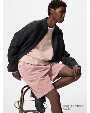 Uniqlo Easy Shorts (Cord) - Pink