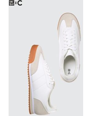 Uniqlo Suede Combination Trainers - White