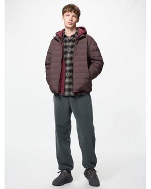 Uniqlo Pantalón Jogger Polar - Rojo