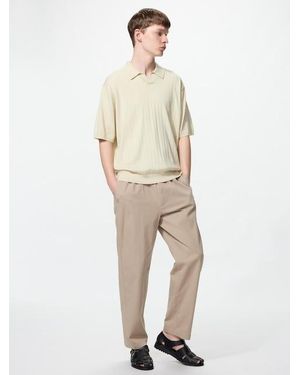 Uniqlo Stretch Easy Ankle Trousers - White