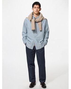 Uniqlo Regular Fit Chino Trousers - Blue