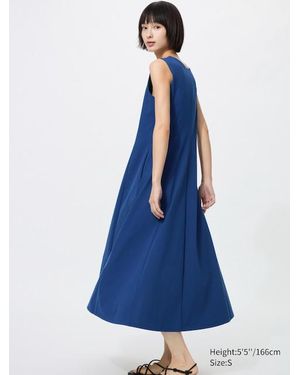 Uniqlo Ultra Stretch Airism Dress (Sleeveless) - Blue