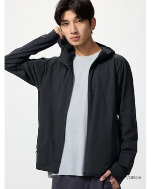Uniqlo Dry-Ex Uv Protection Full-Zip Hoodie - Black
