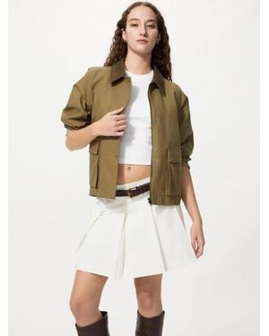 Uniqlo Pleated Skort - White
