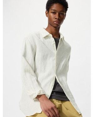 Uniqlo 100% Premium Linen Shirt - Natural