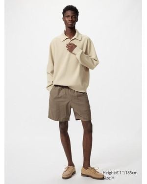 Uniqlo Linen Blend Easy Shorts - Natural