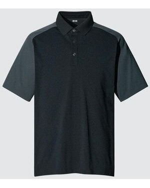Uniqlo Dry-Ex Polo Shirt (Adam Scott) - Blue
