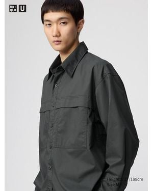Uniqlo Sobrecamisa - Gris