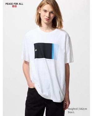 Uniqlo Peace For All Camiseta (Artemis) - Blanco