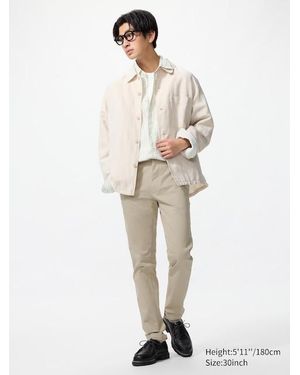 Uniqlo Slim Chino Trousers - Natural