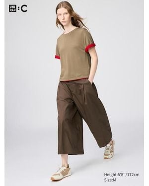 Uniqlo Cotton Culottes - Natural