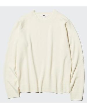 Uniqlo 100% Cashmere Crew Neck Jumper - White