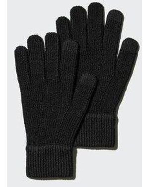 Uniqlo Heattech Knit Gloves - Black