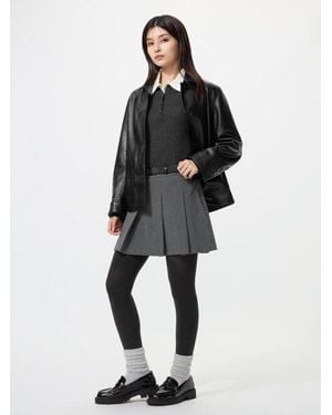 Uniqlo Heattech Medias Térmicas Moldeadoras (60 Denier) - Negro