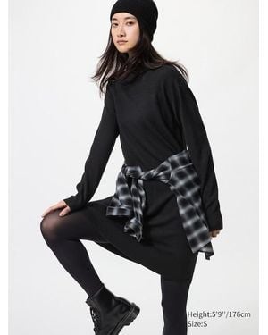 Uniqlo Kaschmir Kleid - Schwarz