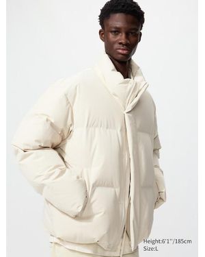 Uniqlo Seamless Down Jacket - Natural
