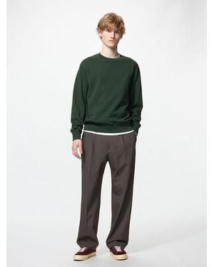 Uniqlo Pleated Wide Trousers - Multicolour