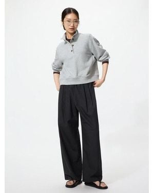 Uniqlo Cotton Volume Easy Trousers (Longer) - White