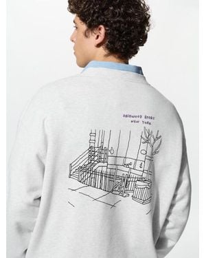 Uniqlo Jason Polan Ut Graphic Sweatshirt - White